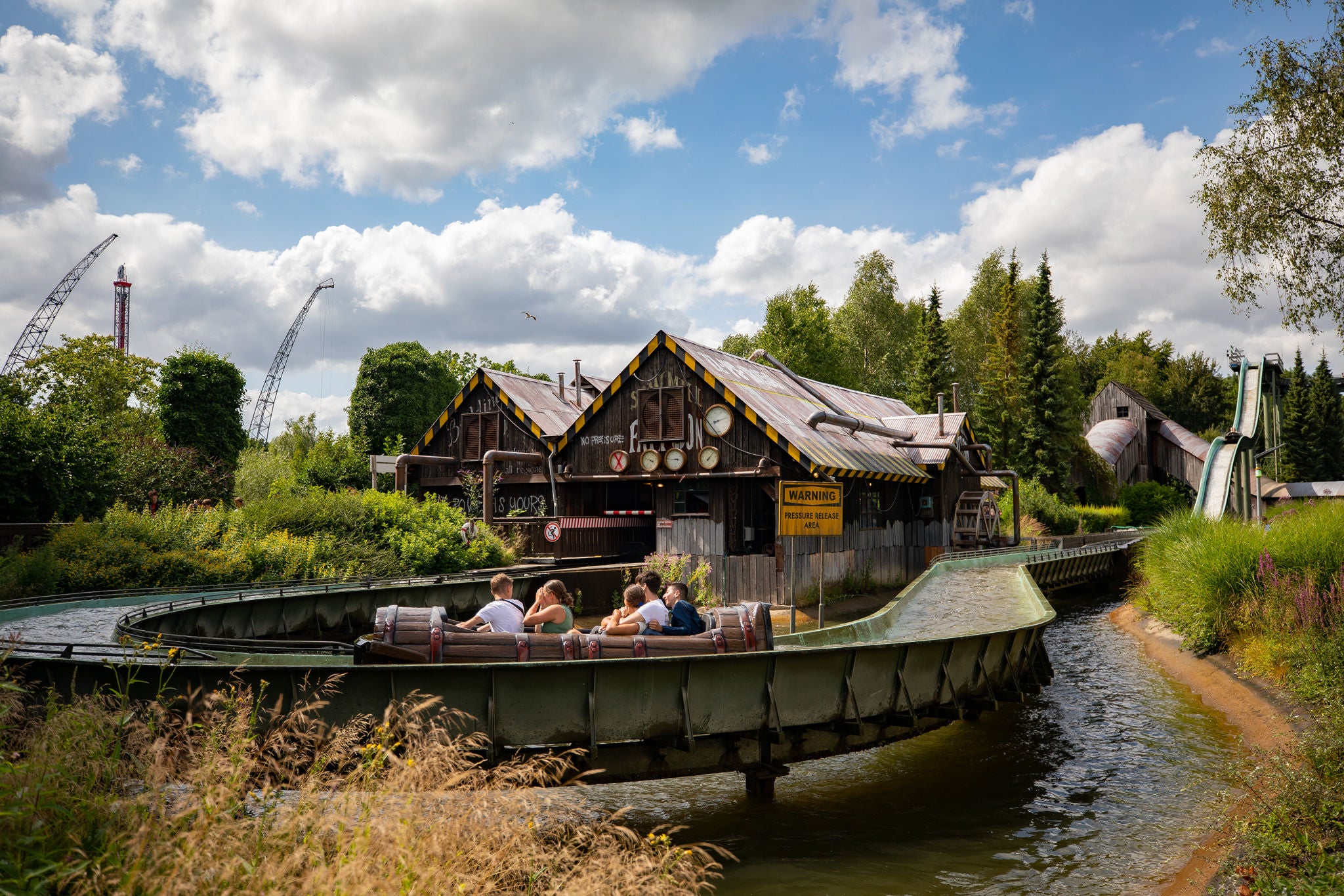 Samen in Crazy River in Walibi Holland