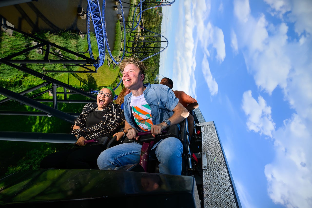 Goliath the mega coaster at Walibi Holland