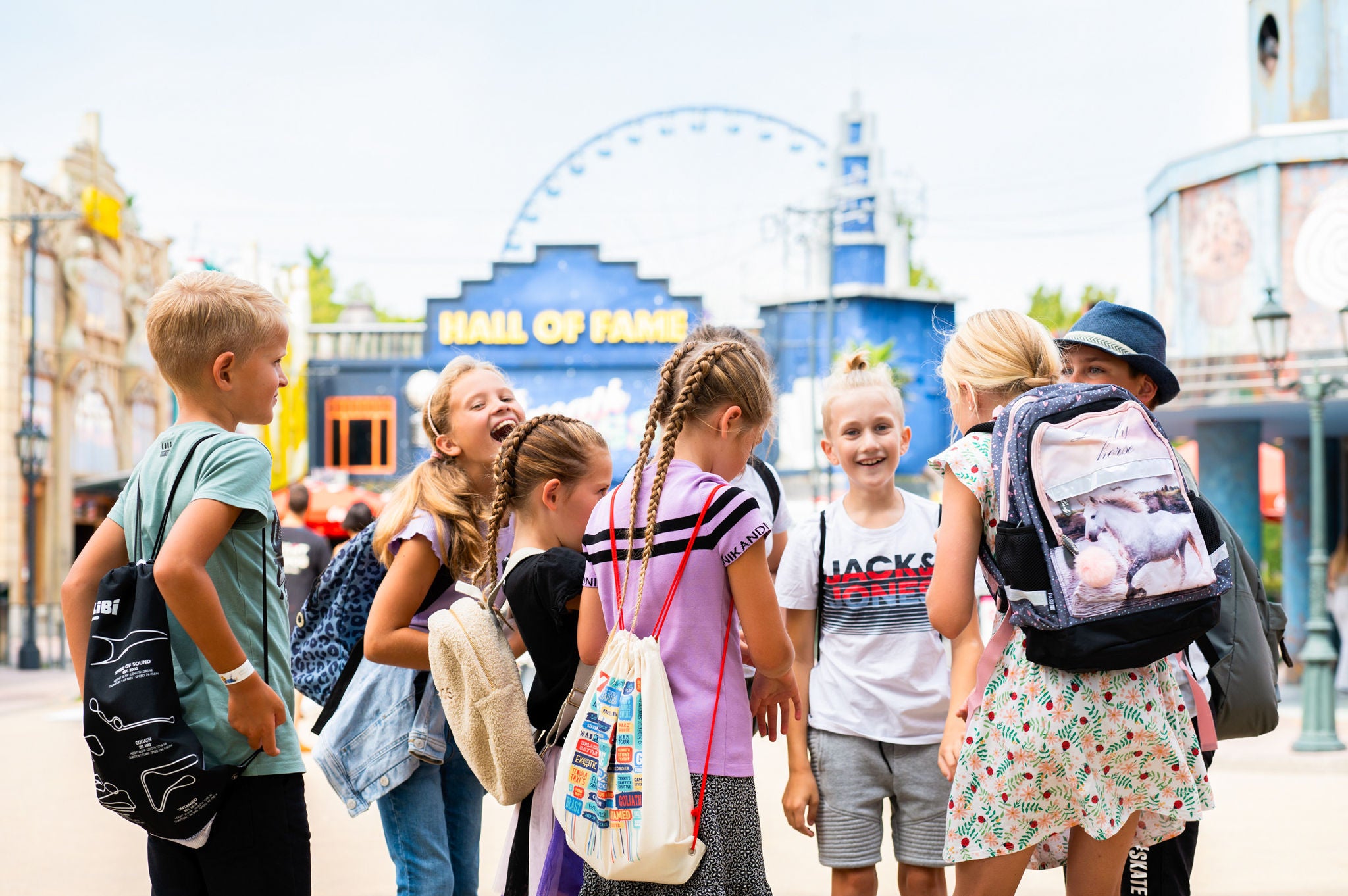 Schoolreisje naar Walibi Holland
