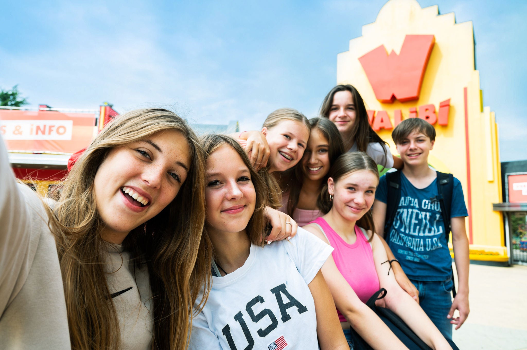 Schoolreisje naar Walibi Holland