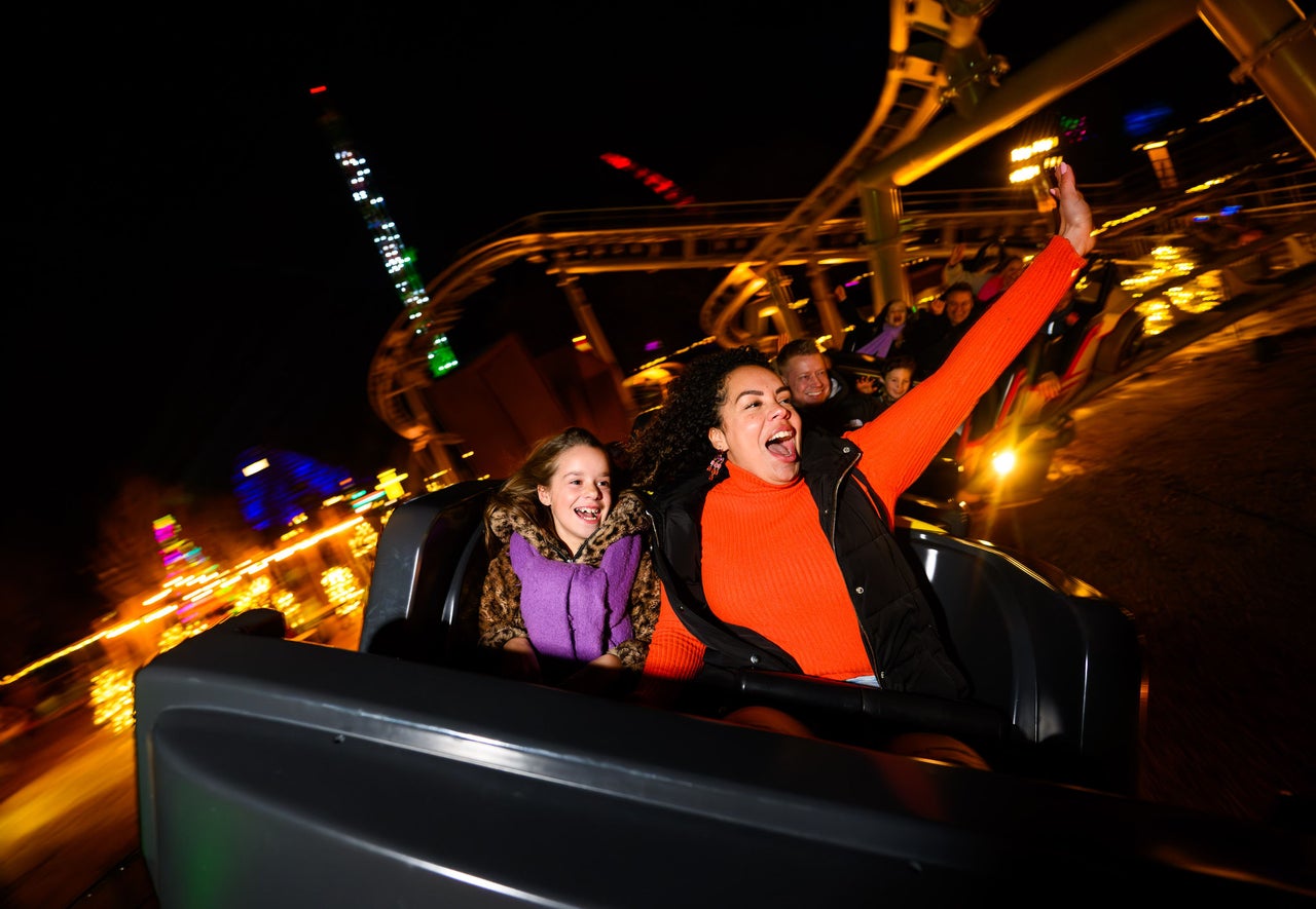 With the whole family in Eat My Dust during Bright Nights.