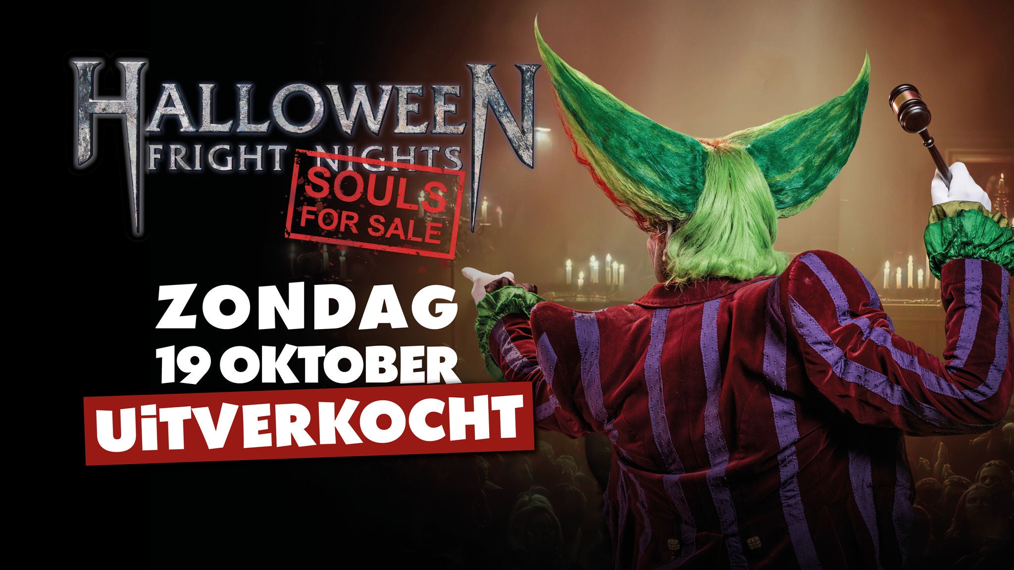 Zondag 19 oktober uitverkocht