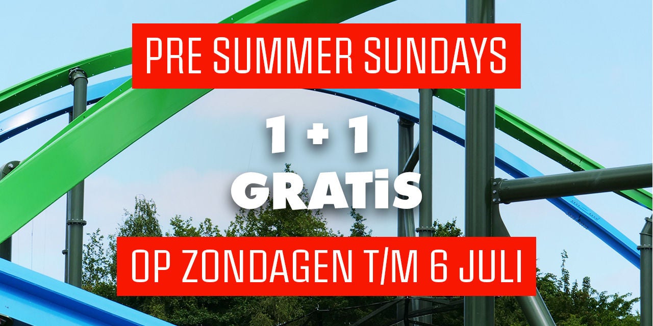 Presummer Sundays-1+1 tickets gratis