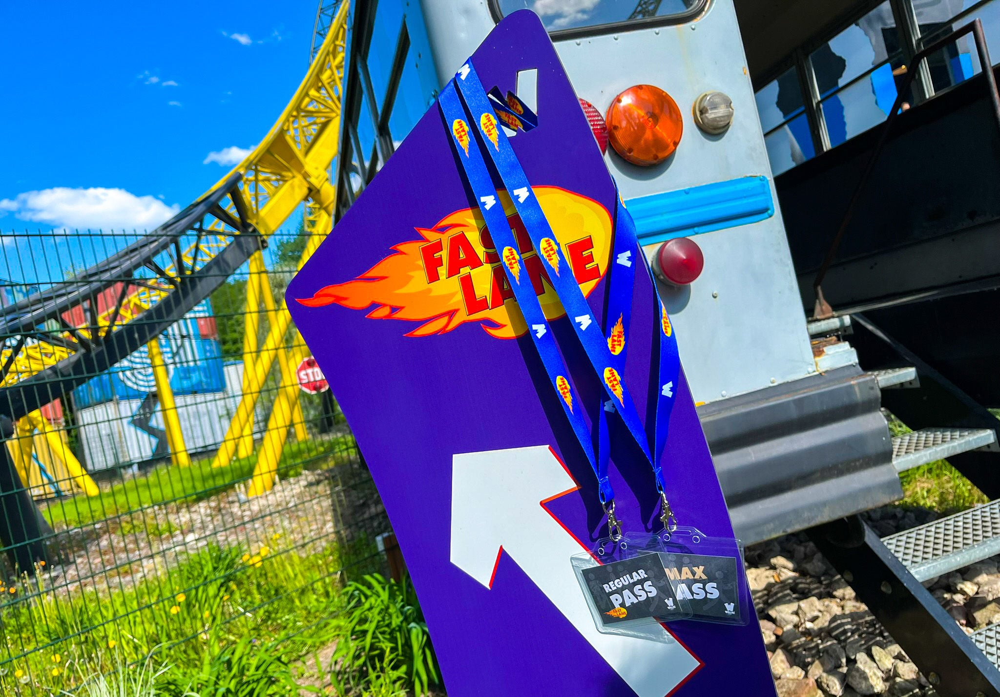 Een exclusief keycord bij je Fast Lane Pass.