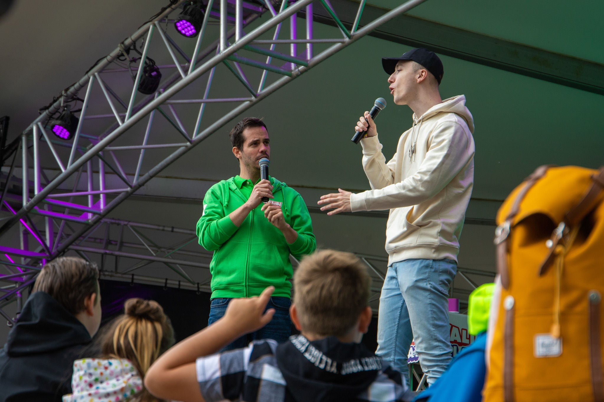 Paraduze op Main Stage tijdens Walibi Play.