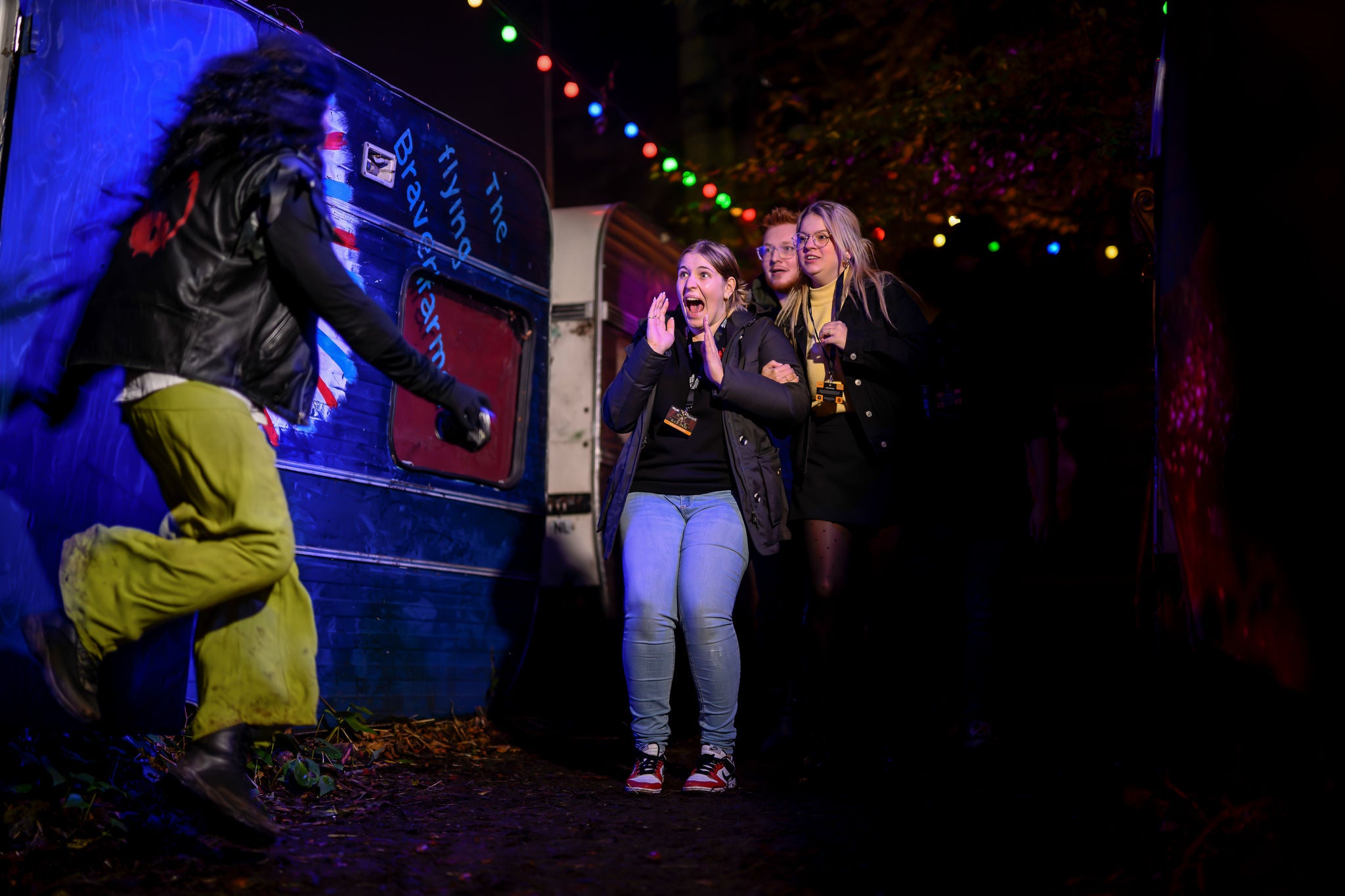 Met een groep naar Halloween Fright Nights.