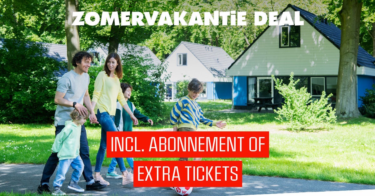 Samen met je gezin in de meivakantie overnachten in Walibi.