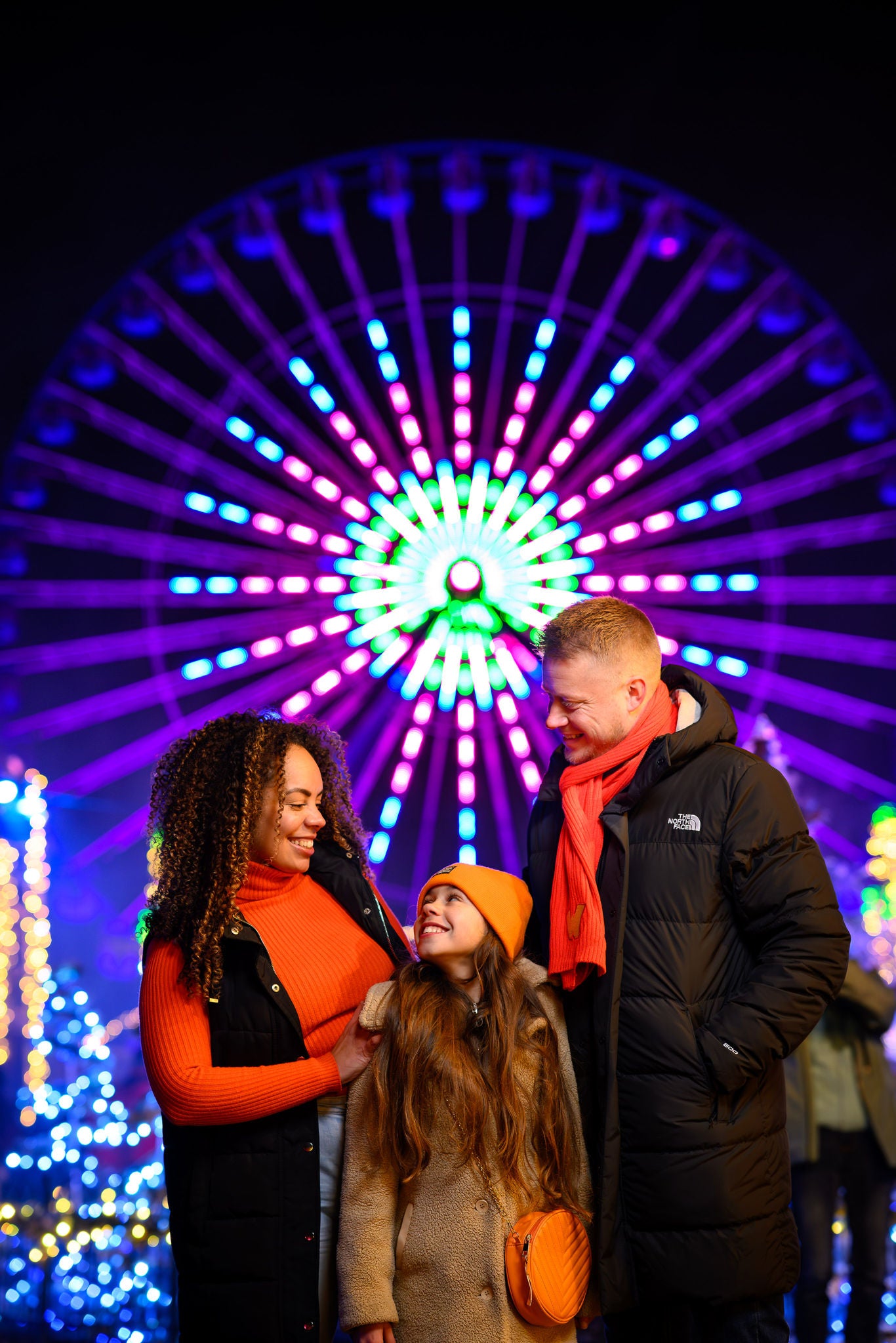 Gezelligheid tijdens Bright Nights in Walibi.