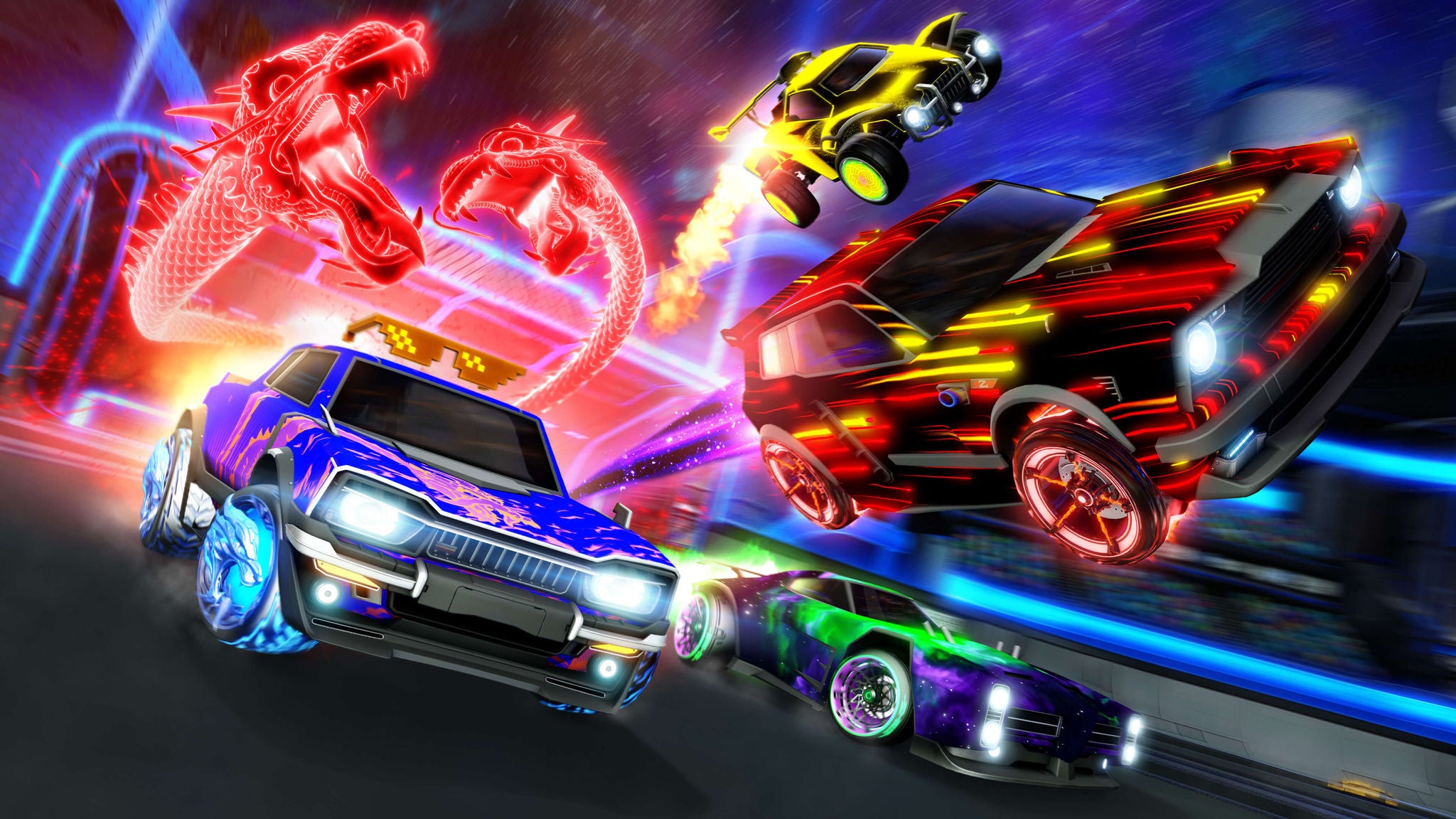 Speel de game Rocket League in Walibi