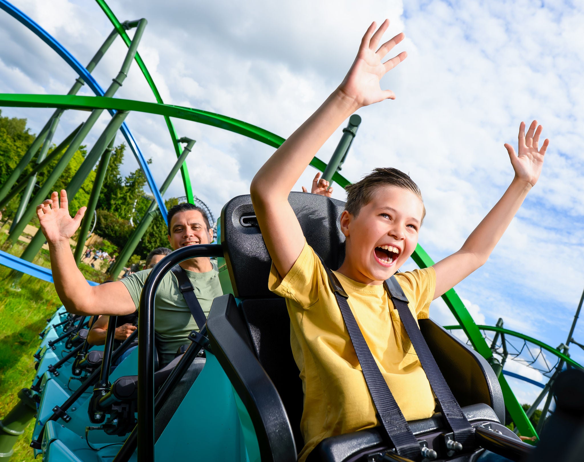 familie in walibi holland