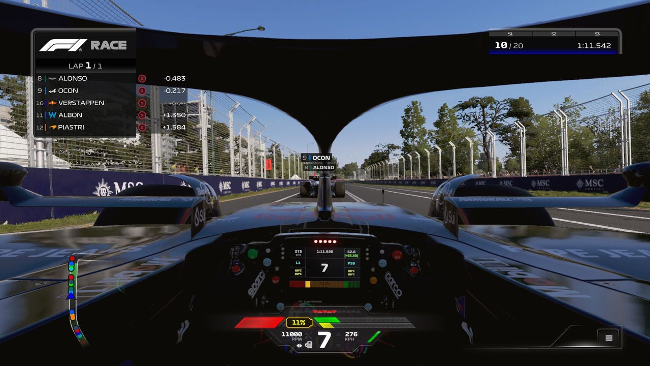 F1 game tijdens Walibi Play.