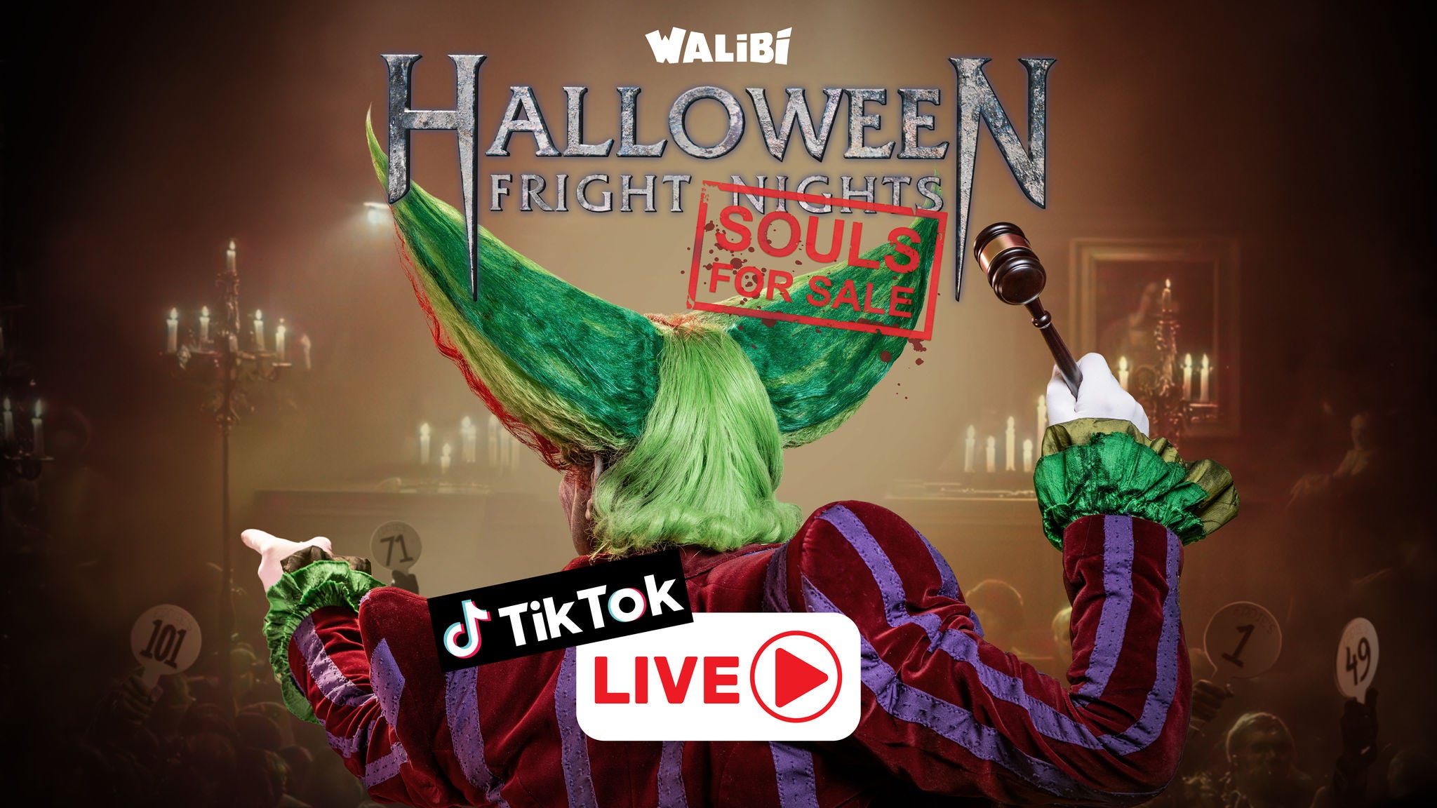 TikTok Live met Eddie de Clown