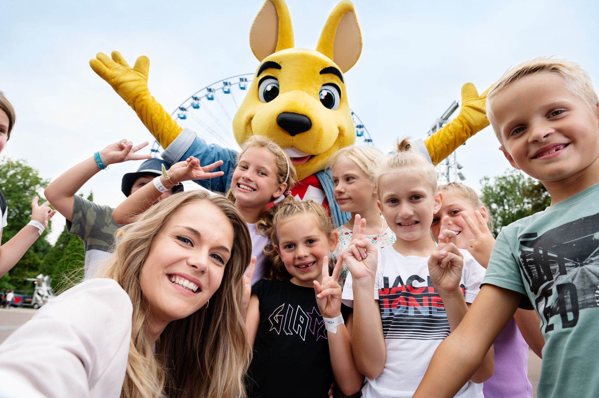 Schoolreisje naar Walibi Holland