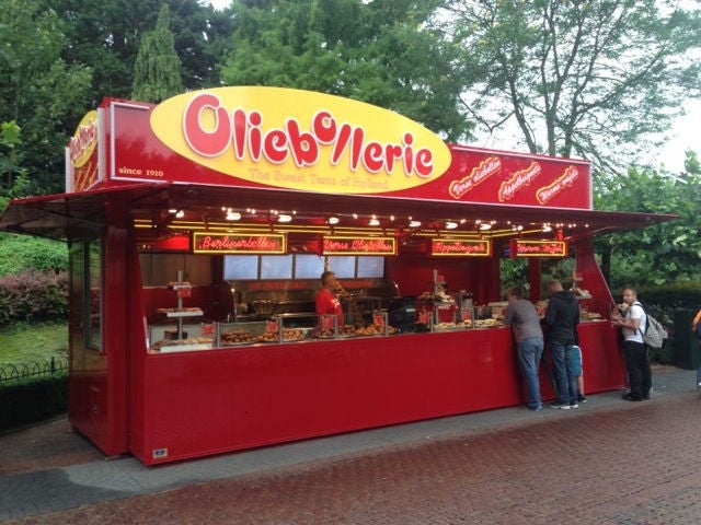 Oliebollerie in Walibi Holland.