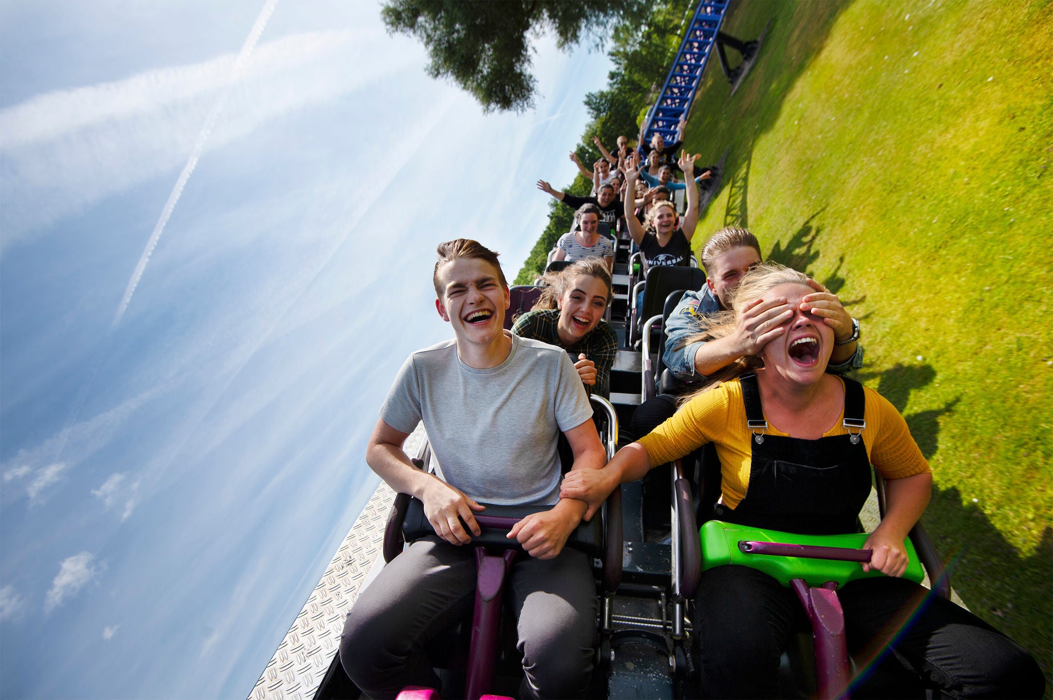 Schoolreisje naar Walibi Holland