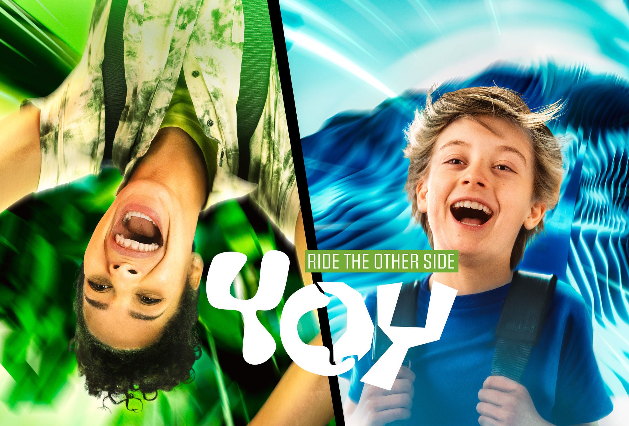 Met het hele gezin in Crazy River.