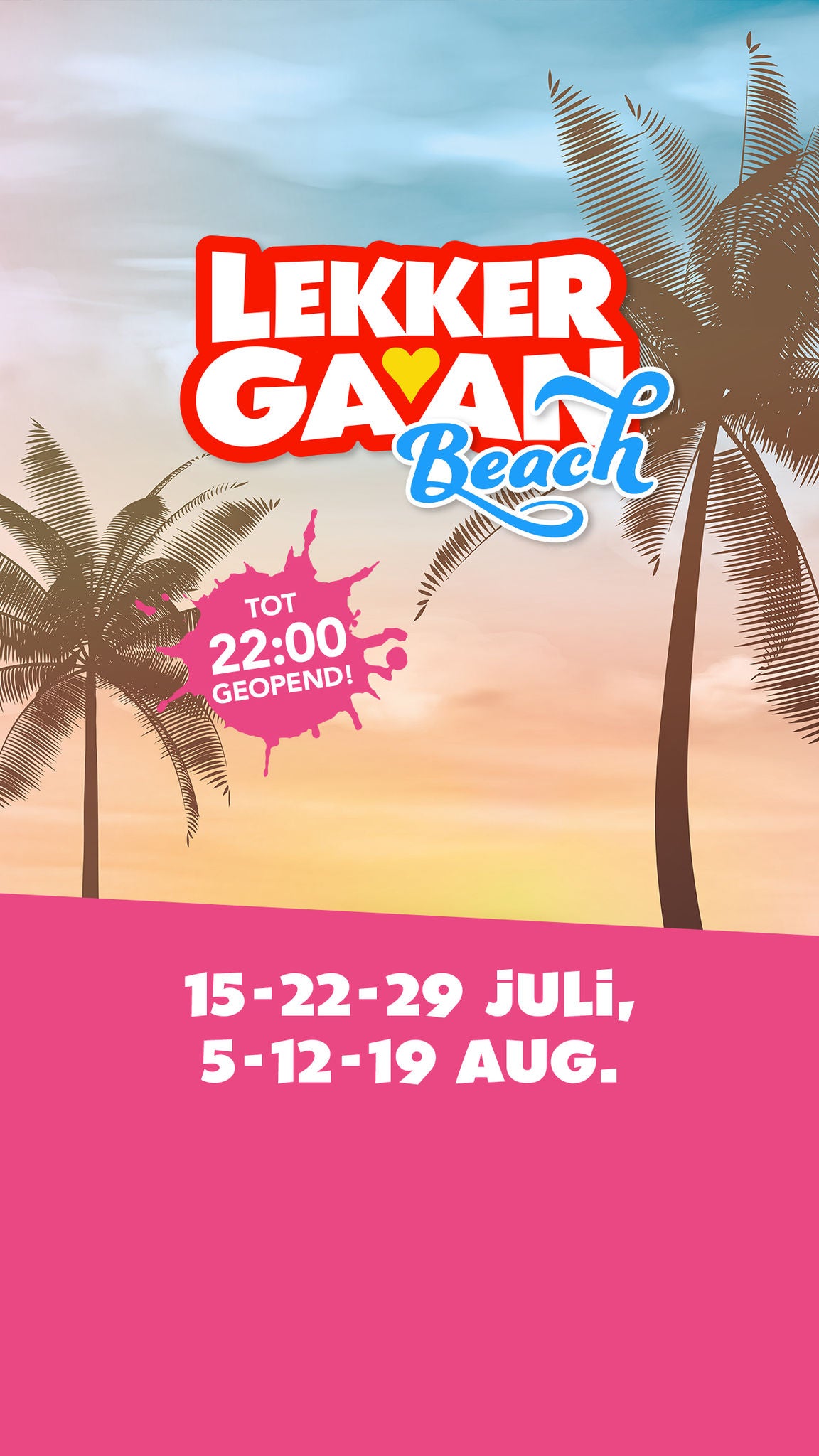 Kom feesten tijdens hét zomerfeest van het jaar, LEKKERGAAN!
