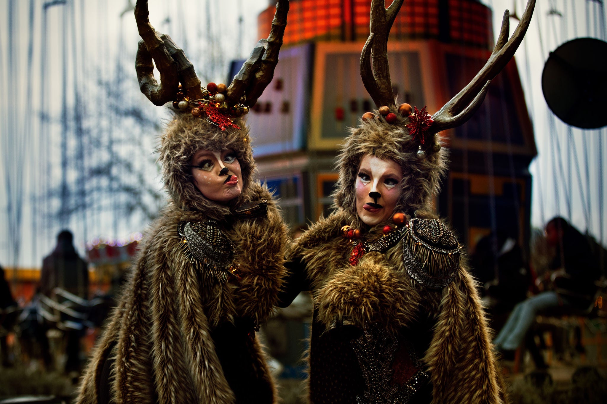 Door het hele park vind je winters entertainment.