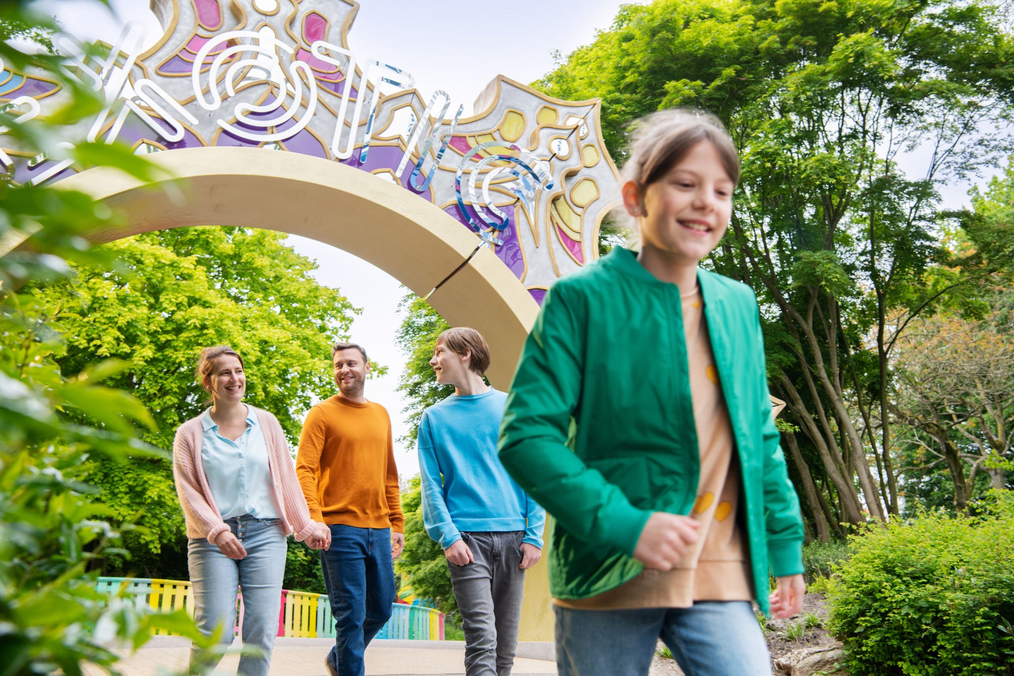 familie in walibi holland