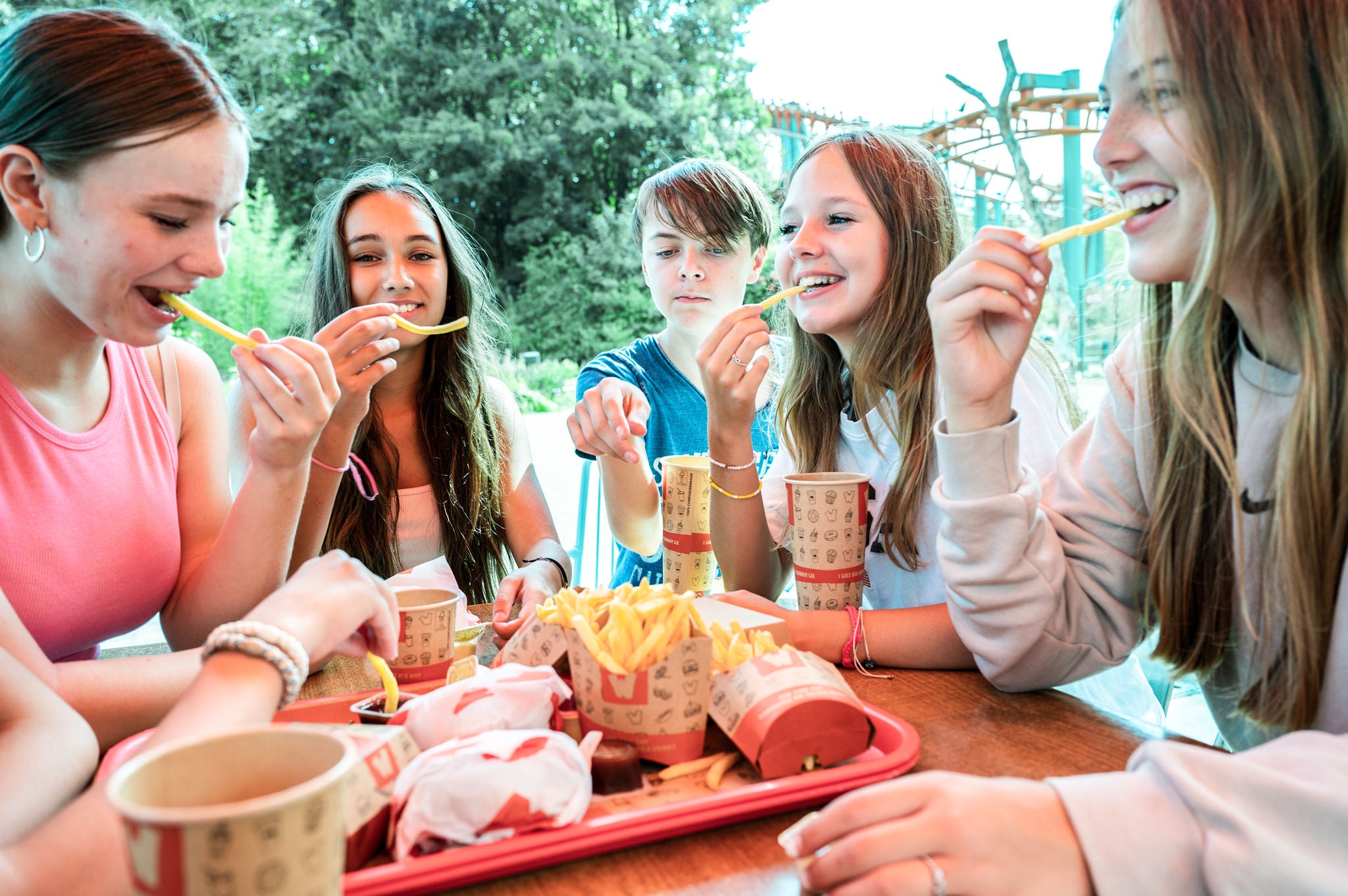 Schoolreisje naar Walibi Holland