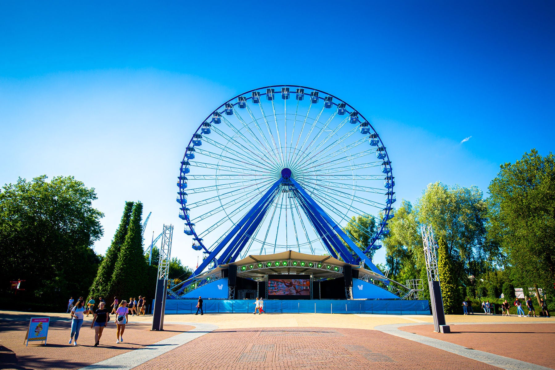 Het reuzenrad La Grande Roue in Walibi.