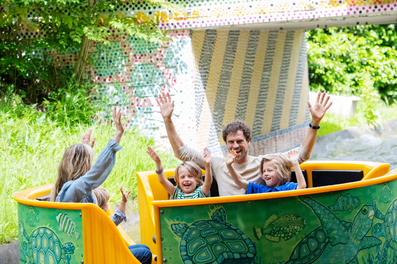 El Rio Grande: rapid river water attraction - Walibi Holland