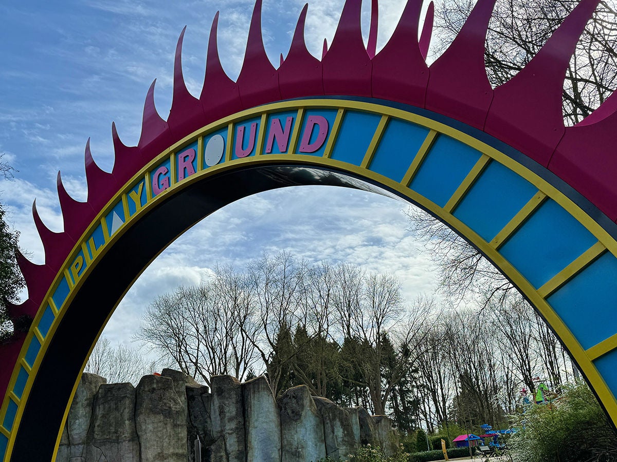 De uitgang van Play Ground