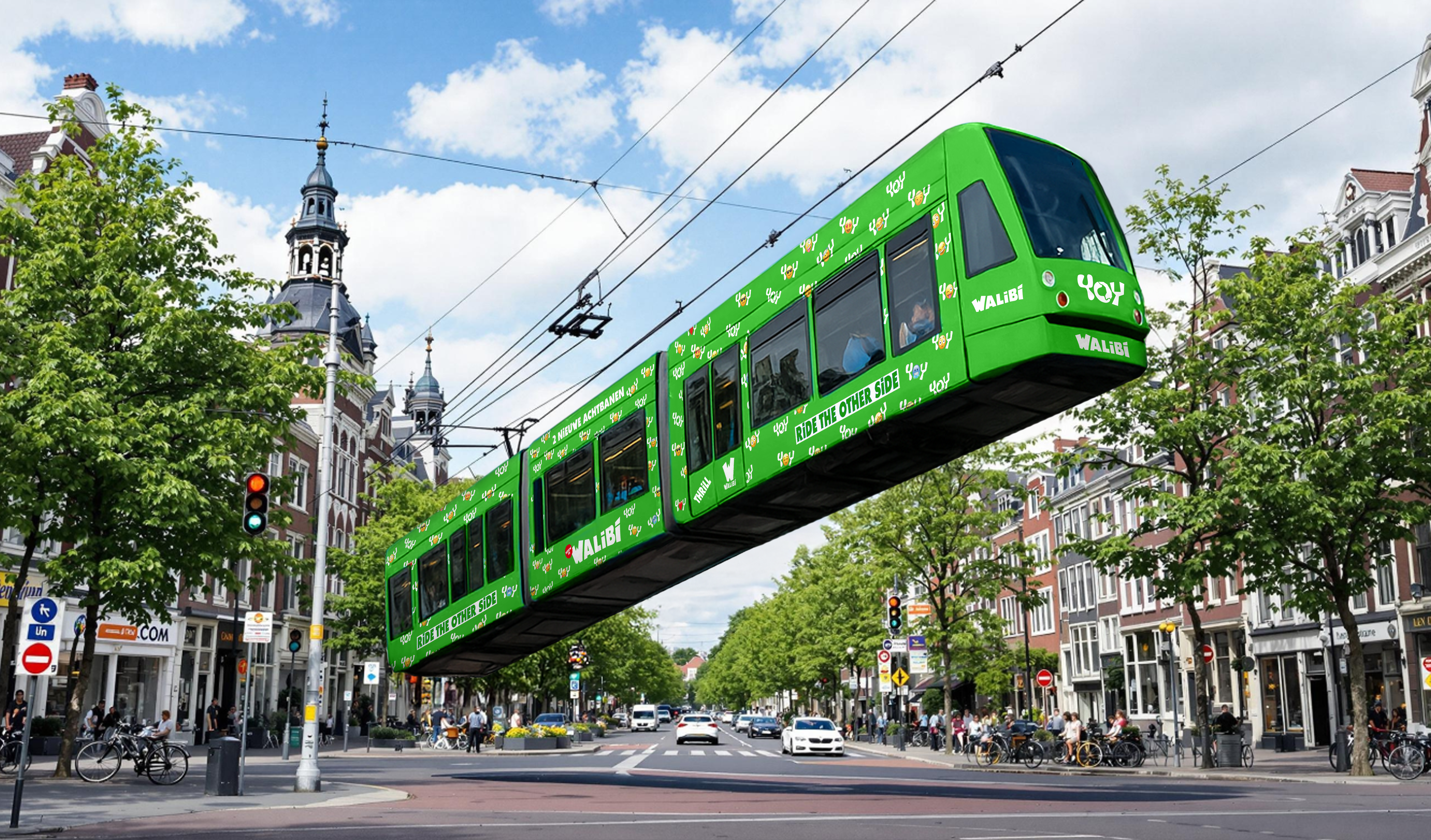 YOY Trams in Amsterdam