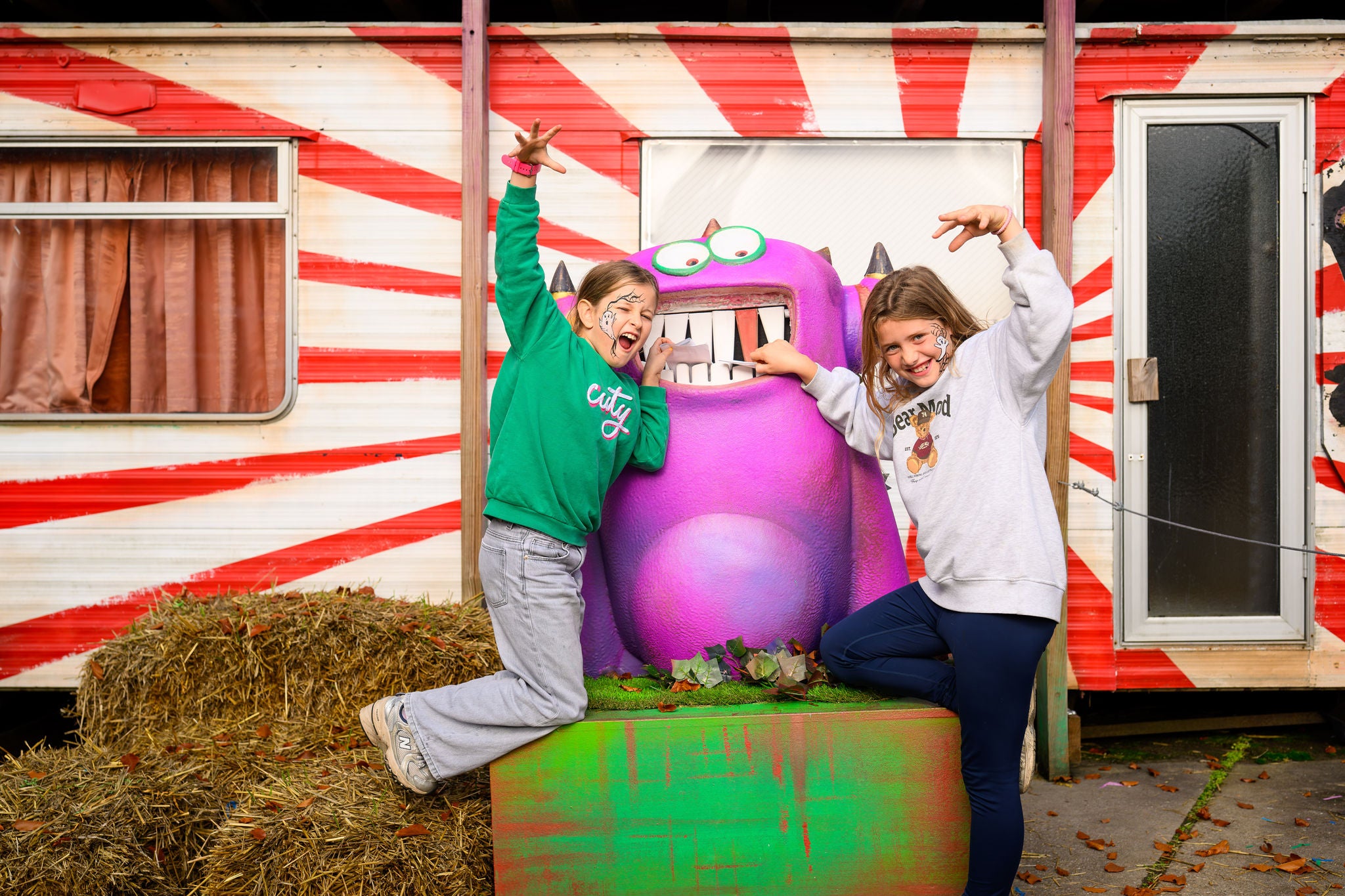 Bezoekers stemmen op hun favoriete griezel tijdens het Festival of Freaks in Walibi Holland.