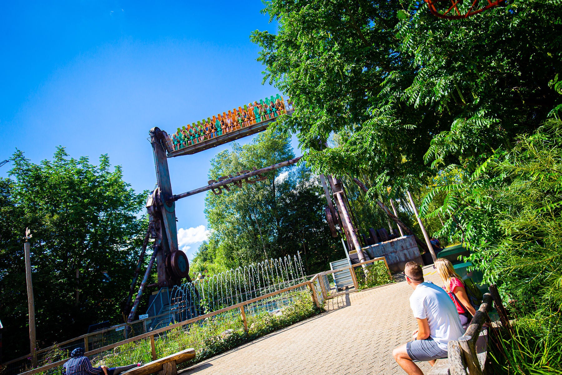 Ein toller Sommertag in Walibi Holland.