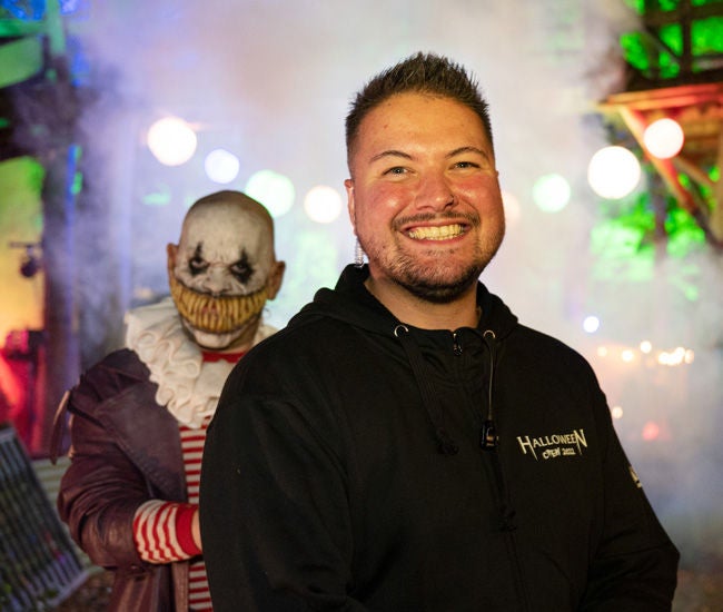 event crew at halloween fright Nights