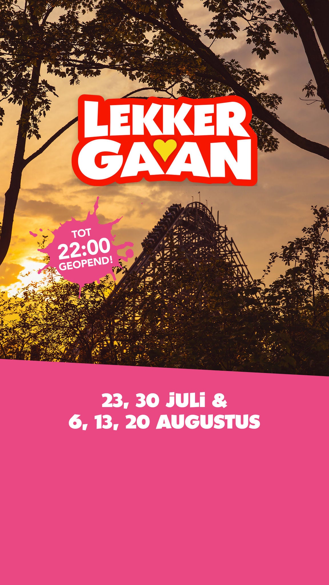 Kom feesten tijdens hét zomerfeest van het jaar, LEKKERGAAN!
