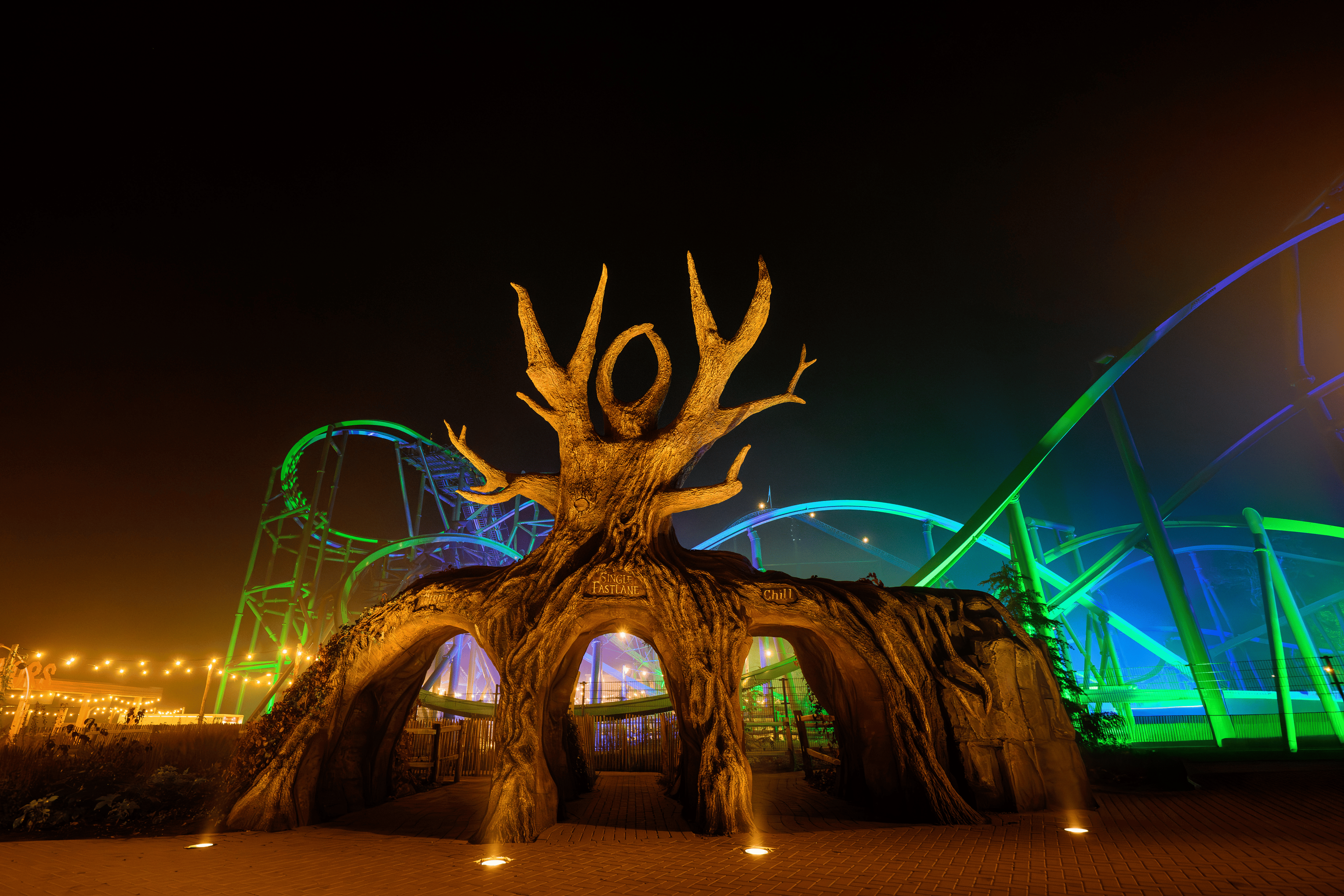 Beleef YOY in een groen blauwe zee van licht