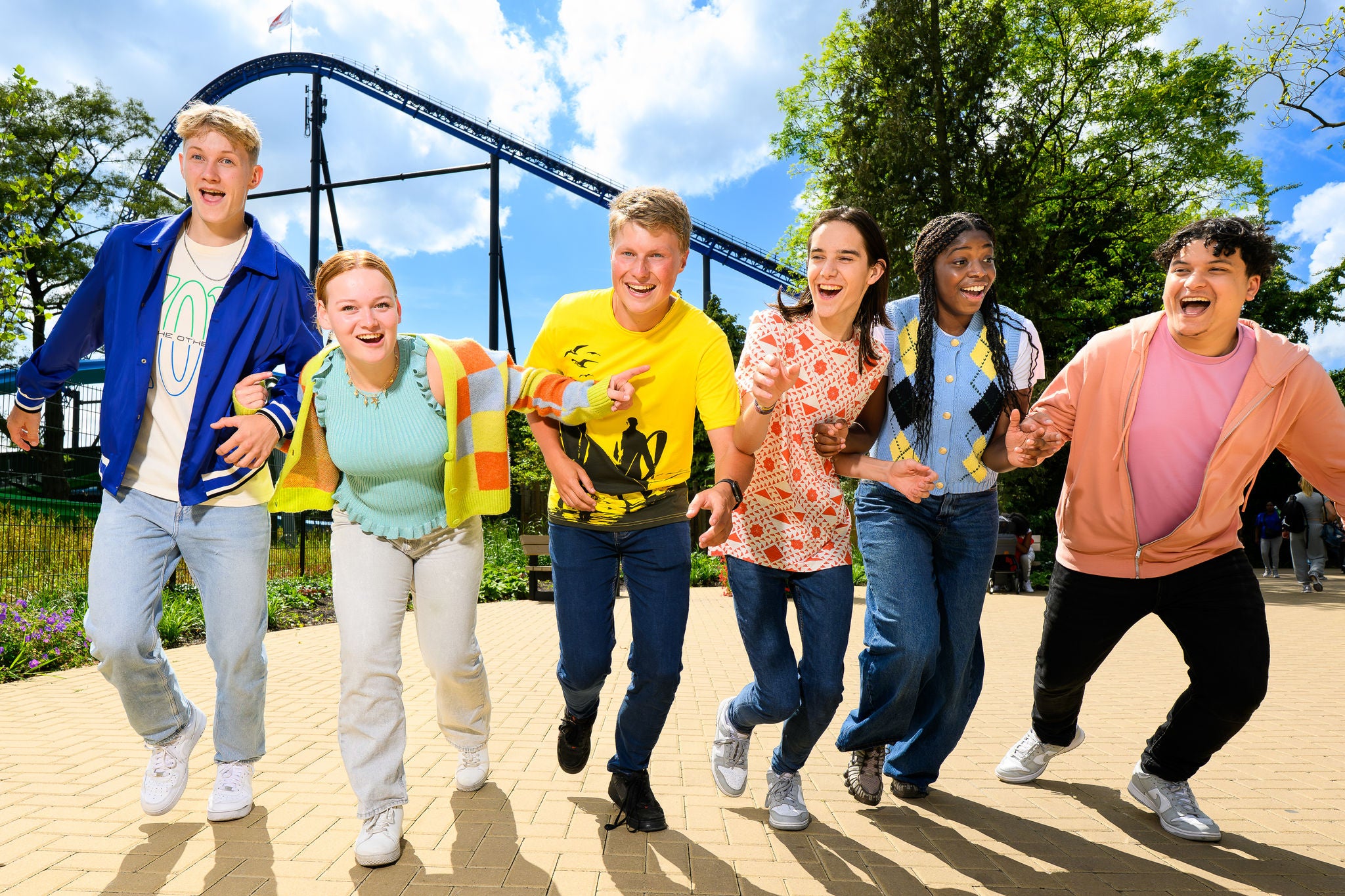 Schoolreis naar Walibi Holland