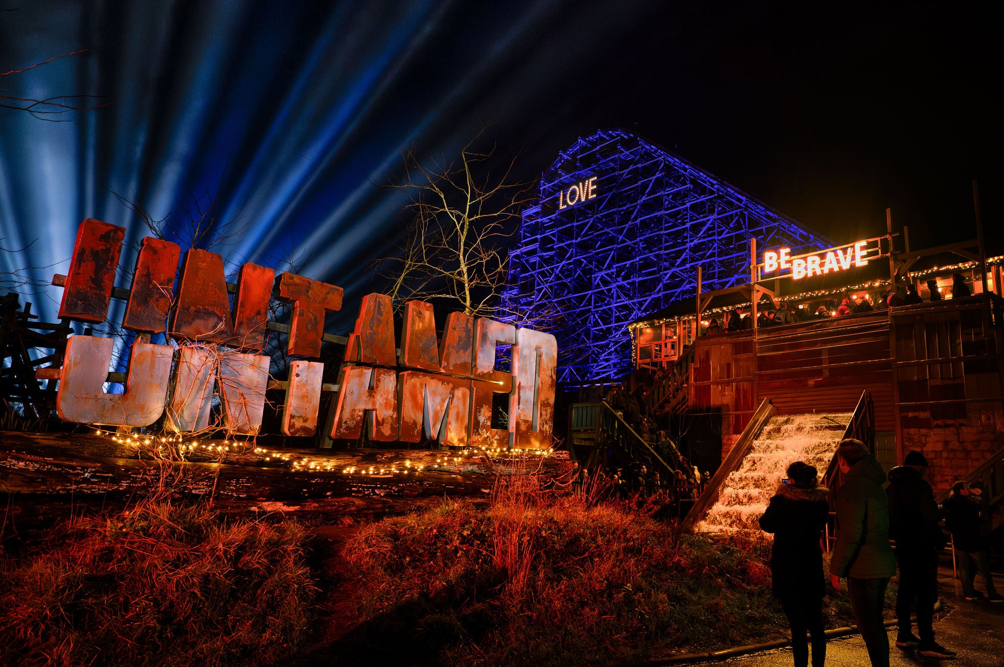 Experience UNTAMED with a spectacular light show.