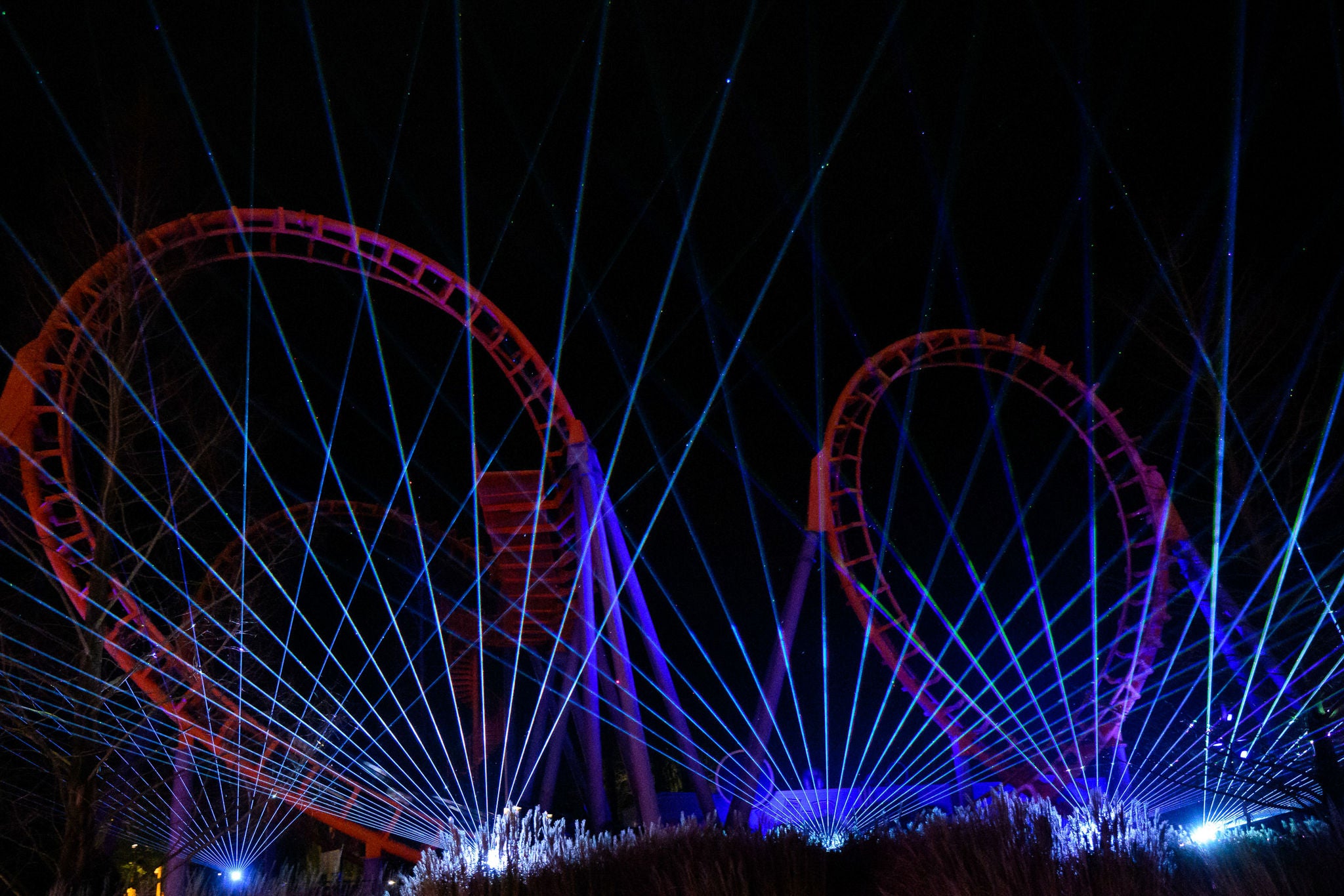 Rides with Lights während Bright Nights 2025.