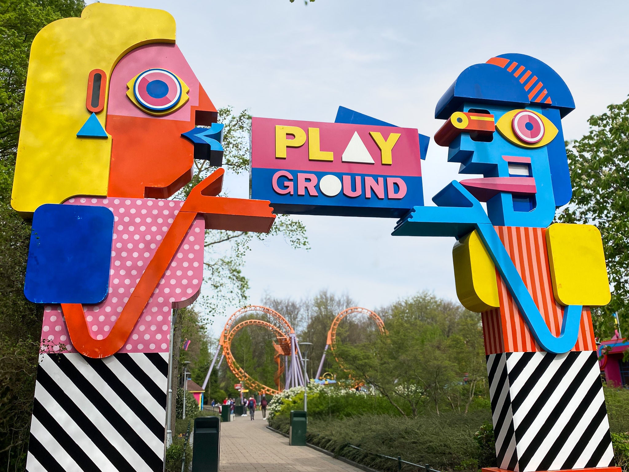 Ein Überblick über Play Ground in Walibi Holland.