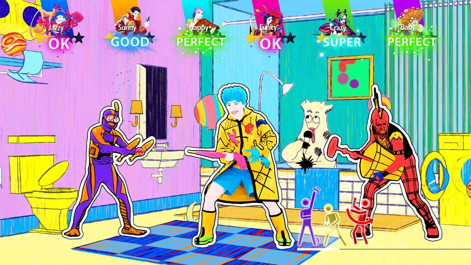 Just Dance spelen in Walibi