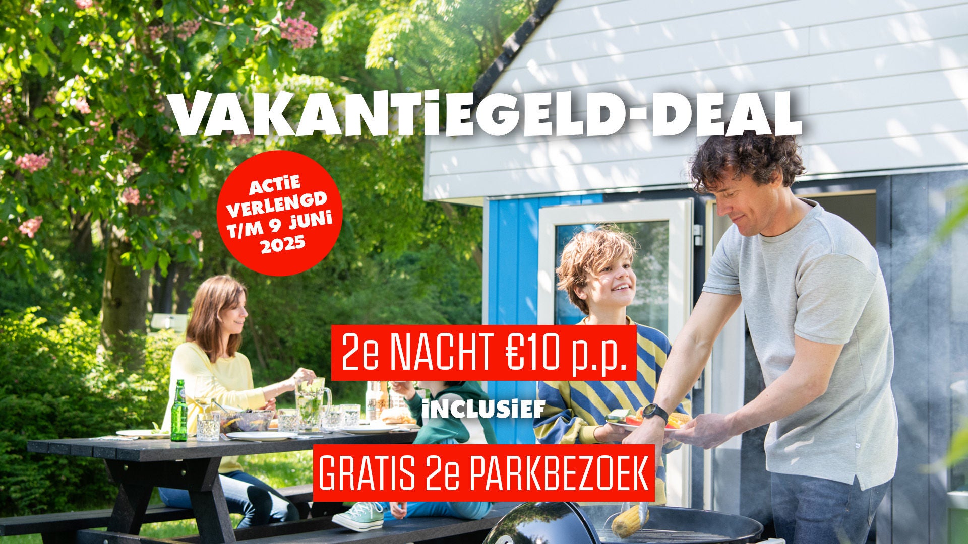 Samen met je gezin in de meivakantie overnachten in Walibi.