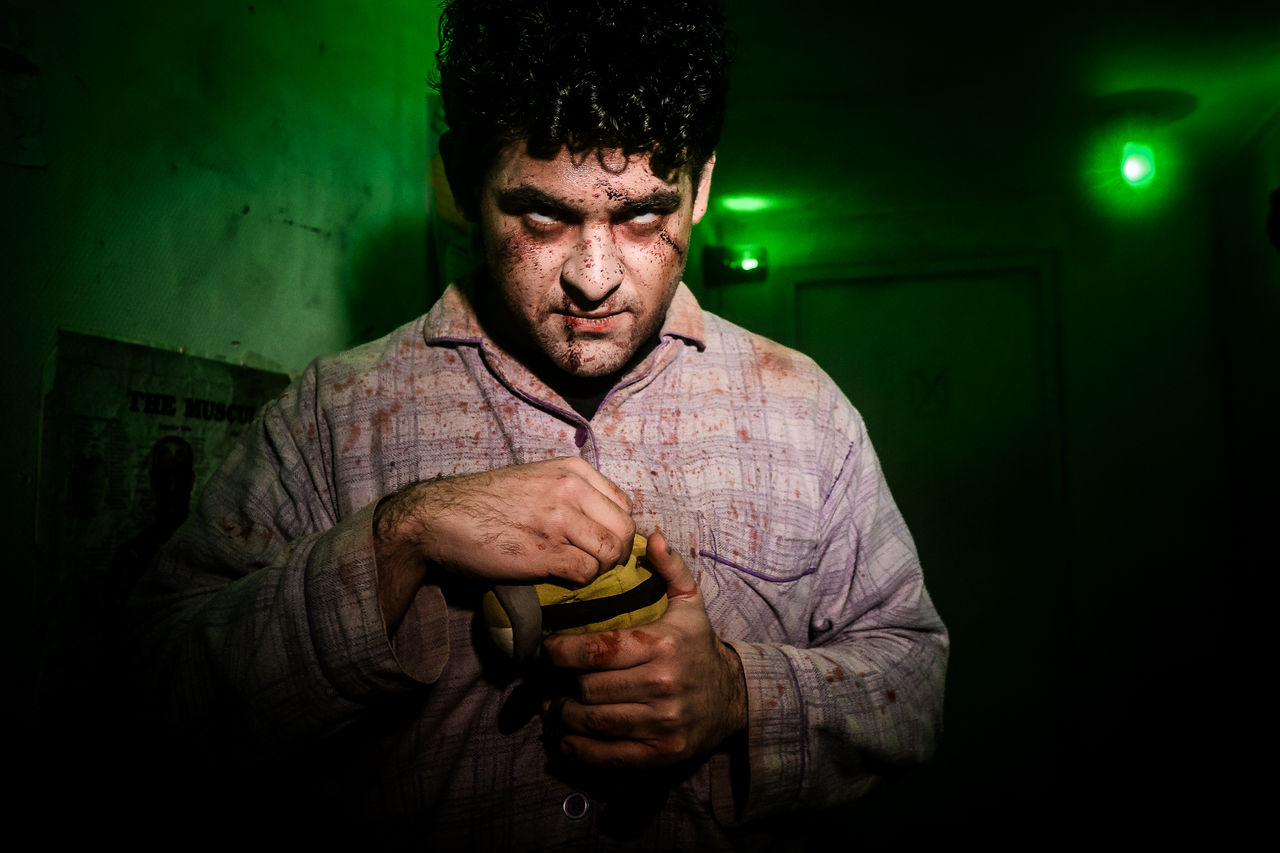 Angstonderzoek in Psychoshock - Haunted House - Halloween Fright Nights