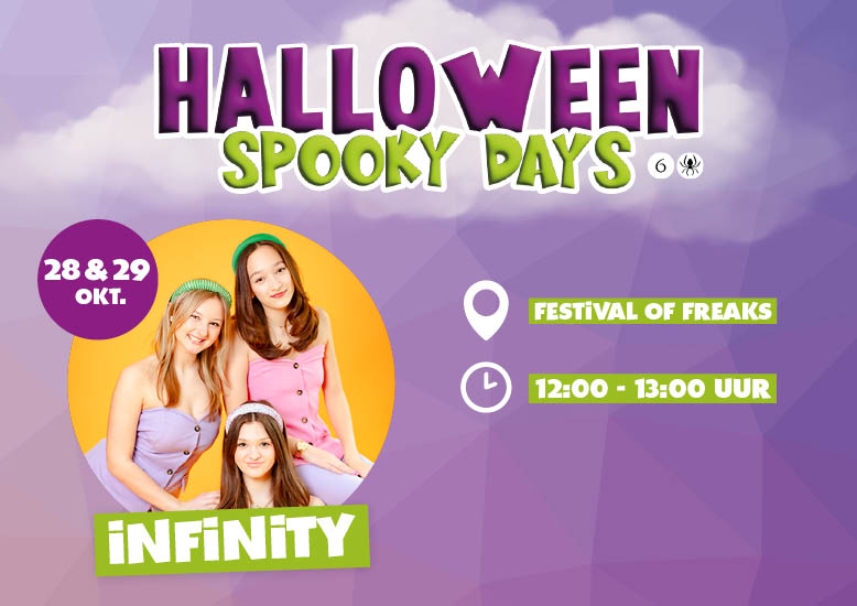 Ontmoet infinity tijdens Halloween Spooky Days